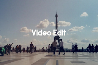 edit your youtube, travel or vlog video