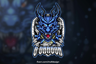design custom unique esport or mascot logo