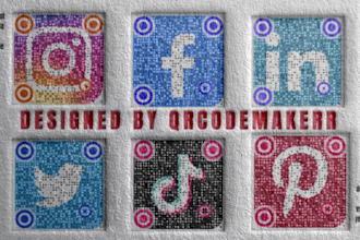 create a professional qr code with social media logo