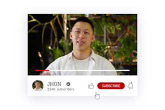 make youtube subscribe button with stunning animation