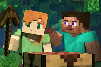 make perfect 3d minecraft animation and roblox animation for content or gaming