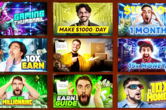 design finance, crypto, money thumbnail for youtube