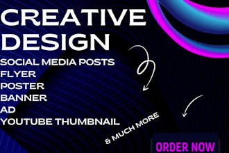 design flyer, poster maker and social media post in canva banner