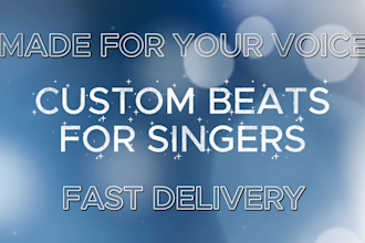 produce custom beats and instrumentals for singers