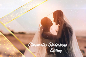 create slideshow video for wedding, birthday, anniversary