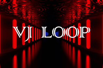 do animate your logo vj loop dj visuals seamless loop