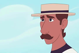 create high quality 2d animation , 2d music video, cartoon video, fighting film