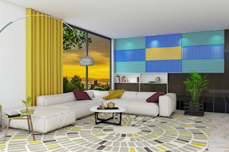 create modern interior design for your living room