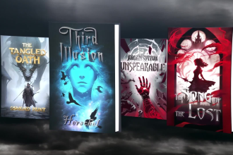 create fantasy book cover design, epic book cover design