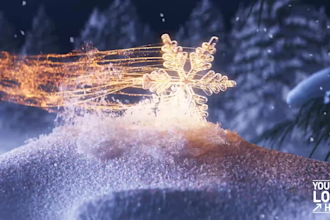 make a sparkling christmas video with your logo