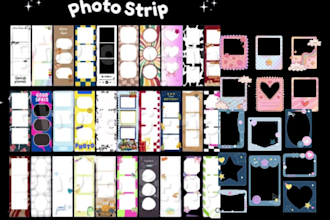 design creative photo booth template for any occasion