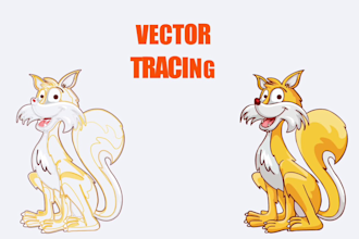 redesign, trace and vectorize images and logo to high resolution