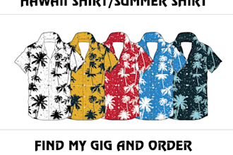design tech pack of  hawaii, summer,sublimation,denim,halloween shirt