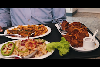 edit cinematic restaurant and food video
