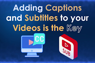 generate srt file, captions, subtitles for video in english