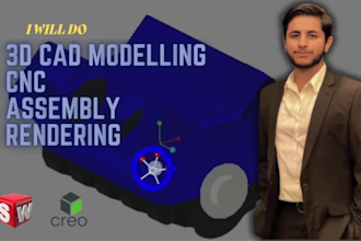 do 3d cad modelling, and assembly using solidworks