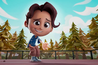 create 4k ultra quality 3d disney animation, cartoon animation,  3d music video