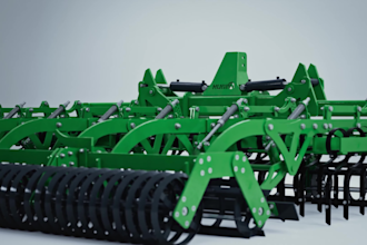 do 3d industrial animation 3d agricultural machinery operation technical video