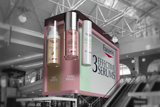 create 3d anamorphic billboard animation for your product