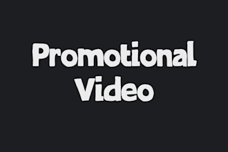 create a professional advertising video or promotional video