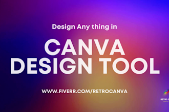 design anything canva logo, social media post, canva template
