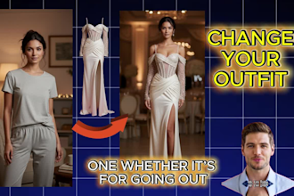 change clothes and outfit in your photo professionally