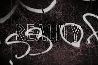 create dark aesthetic horror lyric video