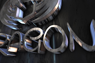 create 3d logo animated epic