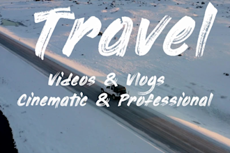 be your drone, gopro and travel vlog editors
