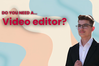 do video editing for youtube, facebook, instagram or tiktok