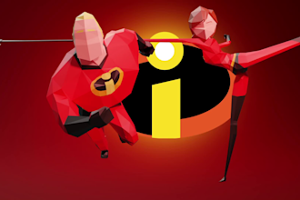 make 3d low poly characters for roblox blender unity