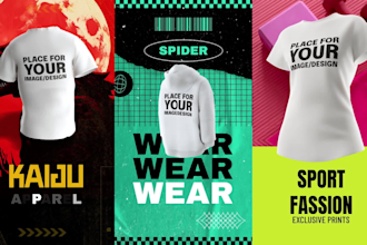 make you 3d clothing mockup animation videos