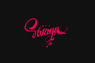 animate your handwritten logo or signature in lettering style
