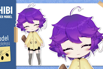 do custom chibi vtuber models