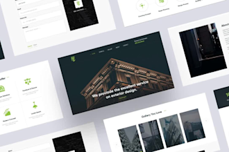 design a figma website UI UX landing page or homepage in 48h