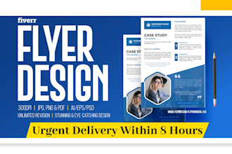 do marketing flyer, event flyer, brochure, postcard design