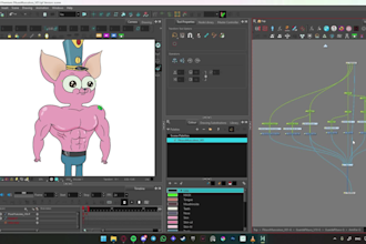 be creating a complex 2d rig of your characters