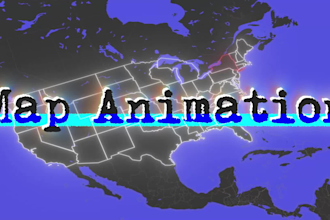 edit map animation video using geolayers 3 for documentary