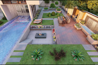 design rooftop garden, terrace and outdoor living spaces