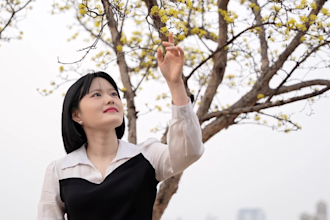 your asian female model for brand and product