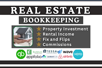 manage property, airbnb, real estate bookkeeping on quickbooks buildium appfolio