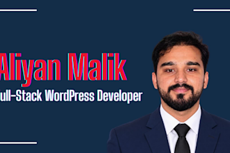 design and develop a complete wordpress website perfectly