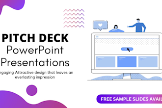 design a winning investor pitch deck and powerpoint presentation