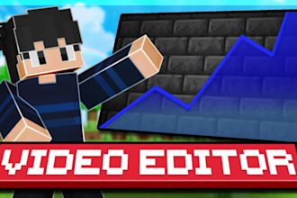 professionally edit your gaming videos minecraft and more