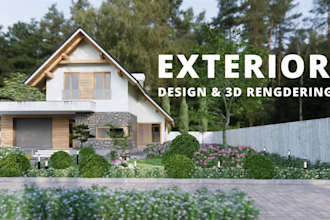 build a 3d model and render 3d images based on your drawing