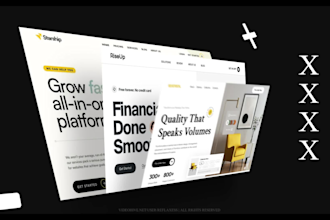 design and create your onepage dot io, tilda, strikingly, landingi, website