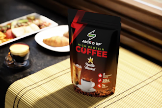 create animation for coffee packages