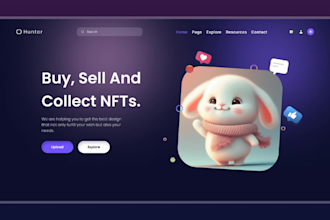 do website ui design, ui ux design, landing page ui ux design in figma