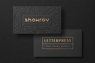do luxury business card design