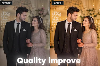 edit wedding photos professionally with realistic retouching and enhancement